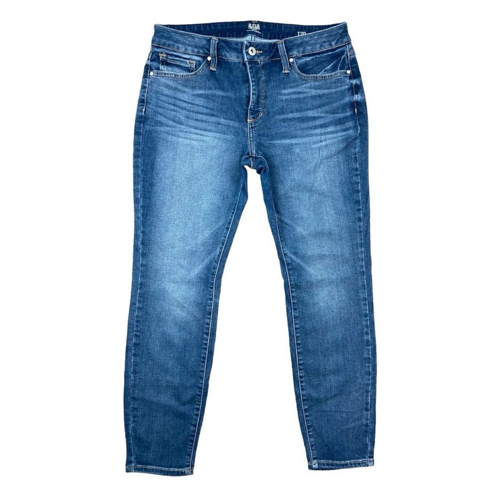 a.n.a a new approach medium wash petite skinny jeans
